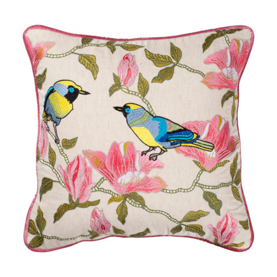 Shades of life cotton decorative cushion covers (Multi color emb 16 * ...